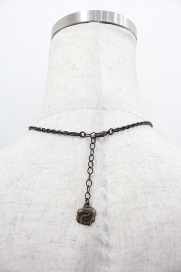 画像4: Q-pot. / Carre de Chocolat Necklace  黒Ｘ赤 I-25-09-24-060-QP-AC-SA-ZI (4)