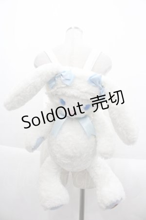 画像: BABY,THE STARS SHINE BRIGHT / うさくみゃリュック  白Ｘサックス I-25-09-24-074-BA-BG-SA-ZI