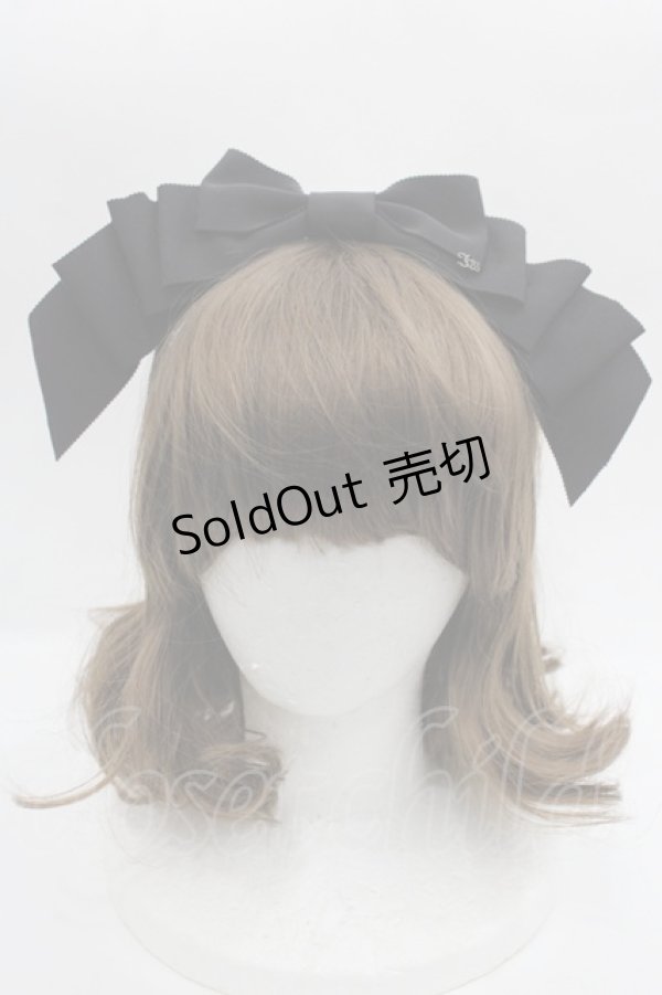 画像1: Innocent World / 大人になったアリスカチューシャ  黒 I-25-09-24-075-IW-AC-SA-ZI (1)