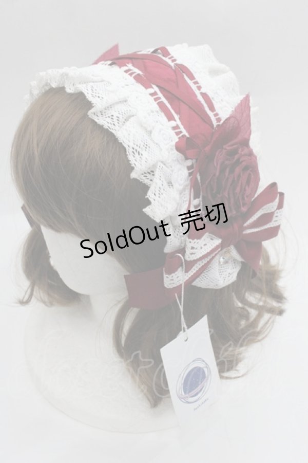 画像1: Hoshibako Works / ローズ・レディヘッドドレス  ワイン I-25-09-24-084-LO-AC-SA-ZI (1)