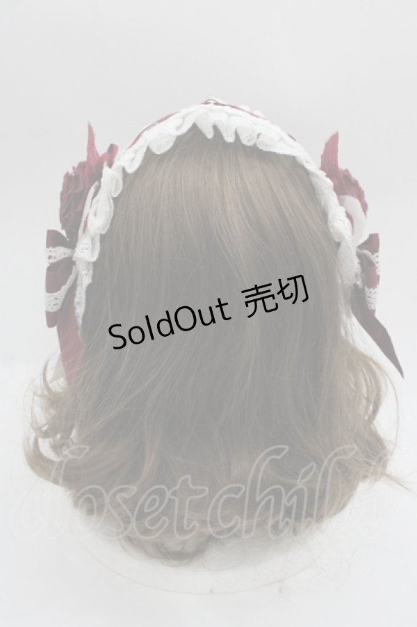 画像3: Hoshibako Works / ローズ・レディヘッドドレス  ワイン I-25-09-24-084-LO-AC-SA-ZI (3)