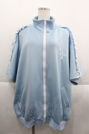 画像: ACDC RAG / 魔法ジャージジャケット半袖ver  サックス I-25-09-24-008-PU-TO-SA-ZI