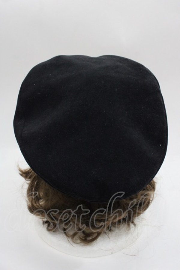 画像3: NO.S PROJECT / ベレー  黒 I-25-09-24-091-LO-AC-SA-ZI (3)