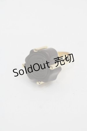 画像: Q-pot. / Sealing Chocolateリング  ブラウンＸゴールド I-25-09-24-107-QP-AC-SA-ZI