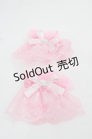 画像: Nile Perch / ハートリボンビジューレースお袖とめ  ピンク I-25-09-24-109-LO-ZA-SA-ZI