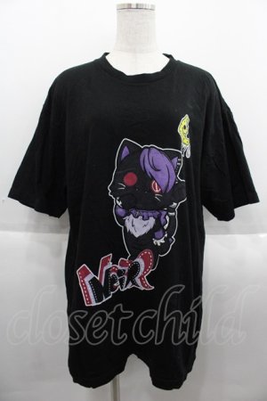 画像: NieR Clothing / 黒猫 BIG TEE  黒 I-25-09-24-010-PU-TO-SA-ZI