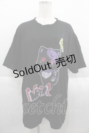 画像: NieR Clothing / 黒猫 BIG TEE  黒 I-25-09-24-010-PU-TO-SA-ZI