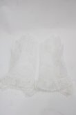 画像2: ATELIER PIERROT / レースグローブ ショート丈  白 I-25-09-24-111-EL-ZA-SA-ZI (2)
