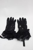画像2: LOLITAその他(お買取対象外) / リボンレースグローブ  黒 I-25-09-24-112-LO-ZA-SA-ZI (2)