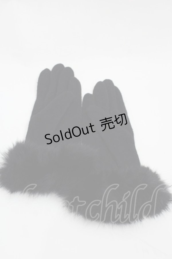 画像2: LOLITAその他(お買取対象外) / ファーグローブ  黒 I-25-09-24-113-LO-ZA-SA-ZI (2)