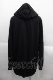 画像2: NieR Clothing / ハート風プリントフードカットソー  黒Ｘ赤Ｘ白 I-25-09-24-011-PU-TO-SA-ZI (2)