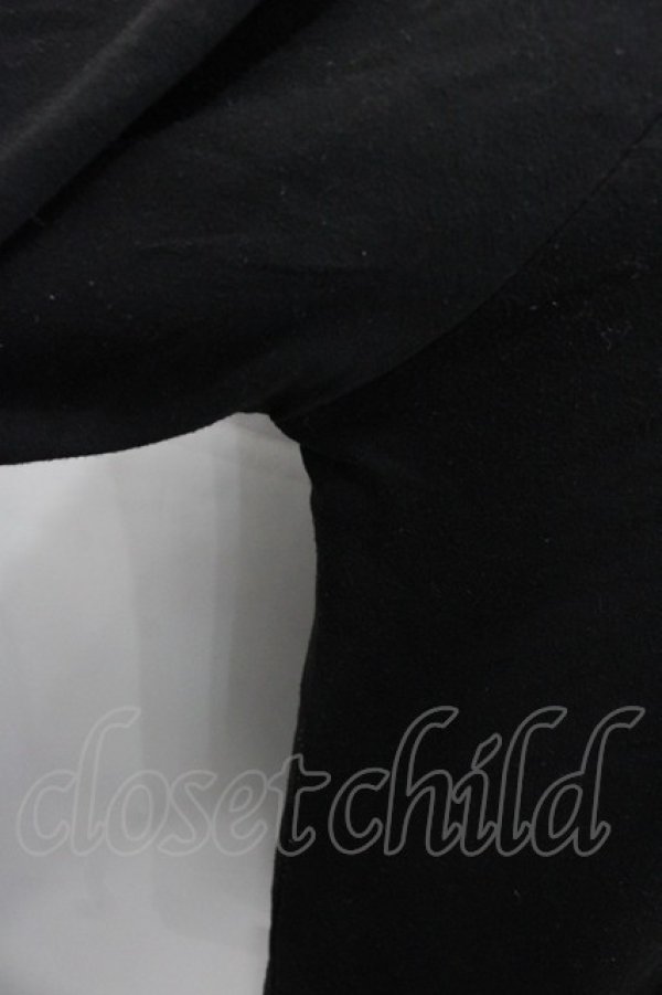 画像3: NieR Clothing / ハート風プリントフードカットソー  黒Ｘ赤Ｘ白 I-25-09-24-011-PU-TO-SA-ZI (3)