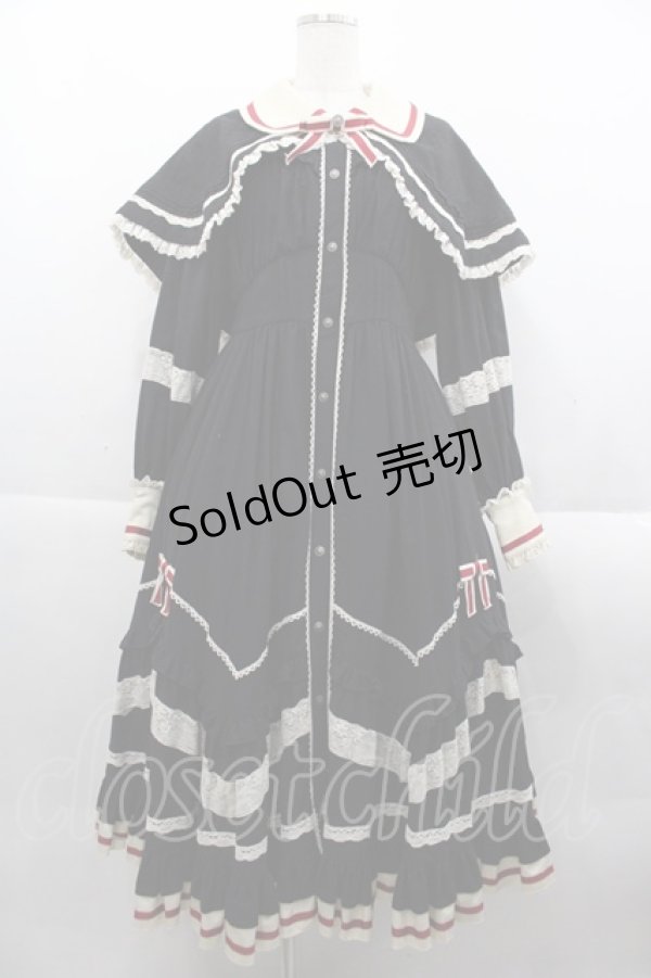 画像1: Hoshibako Works / カードキャプターさくら × HoshibakoWorks コットンケープワンピース  黒 I-25-09-24-032-LO-OP-SA-ZI (1)