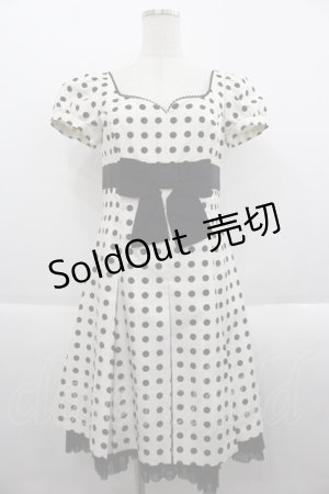 画像: JESUS DIAMANTE / 小悪魔ワンピース 40 白ｘ黒 I-25-09-24-035-JE-OP-SA-ZI