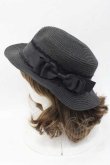 画像3: m petit by misako / AMブレードカンカン帽  黒 I-25-09-27-027-LO-AC-SA-ZI (3)