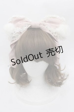画像: ALICE and the PIRATES / コロンビーヌリボンカチューシャ  ピンクＸ白 I-25-09-27-005-PA-AC-SA-ZI