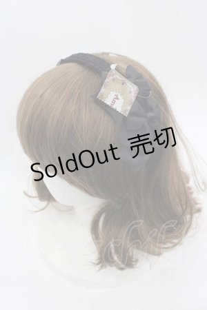 画像: Amavel / サイドリボンカチューシャ  黒 I-25-09-27-006-CA-AC-SA-ZI