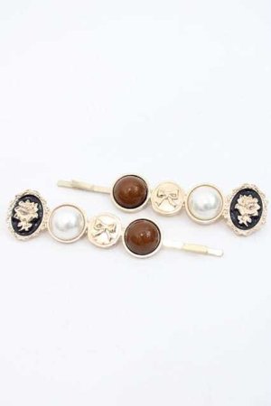 画像: m petit by misako / ヘアピンセット  ゴールド I-25-09-27-043-LO-AC-SA-ZI