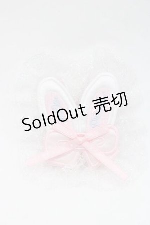 画像: Nile Perch / ワッペン バレッタ&ブローチ   白Ｘピンク I-25-09-27-048-LO-AC-SA-ZI