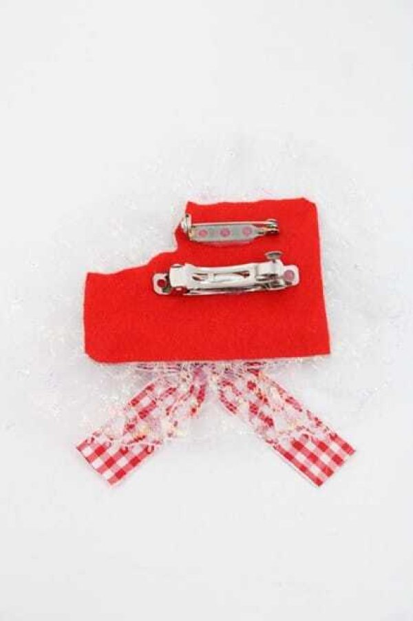 画像2: Nile Perch / ワッペン バレッタ&ブローチ<チョコレート>  ブラウン I-25-09-27-049-LO-AC-SA-ZI (2)