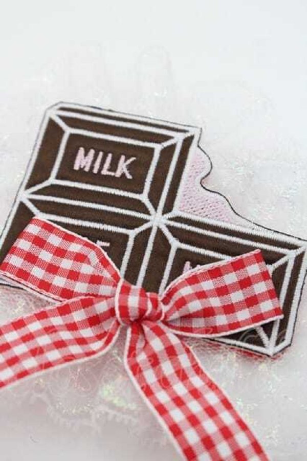 画像3: Nile Perch / ワッペン バレッタ&ブローチ<チョコレート>  ブラウン I-25-09-27-049-LO-AC-SA-ZI (3)