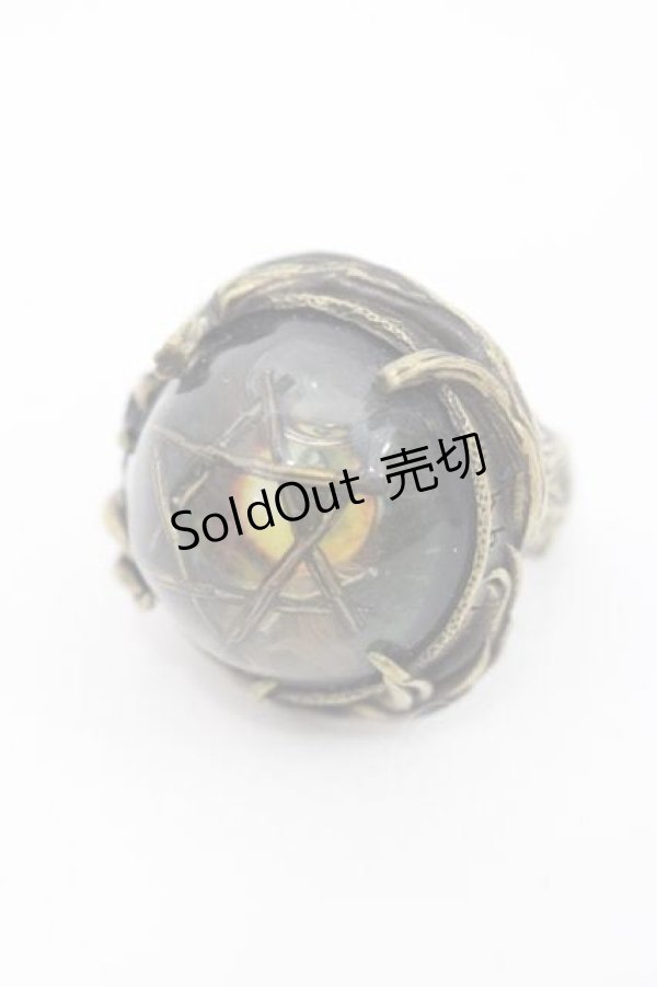 画像1: Fatima Design / Witchcraft Amulet Ring 17号 アンティークゴールド I-25-09-27-054-GO-AC-SA-ZI (1)