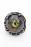 画像2: Fatima Design / Witchcraft Amulet Ring 17号 アンティークゴールド I-25-09-27-054-GO-AC-SA-ZI (2)
