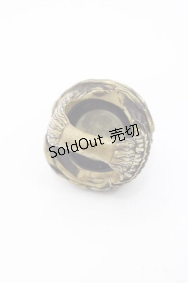 画像4: Fatima Design / Witchcraft Amulet Ring 17号 アンティークゴールド I-25-09-27-054-GO-AC-SA-ZI (4)