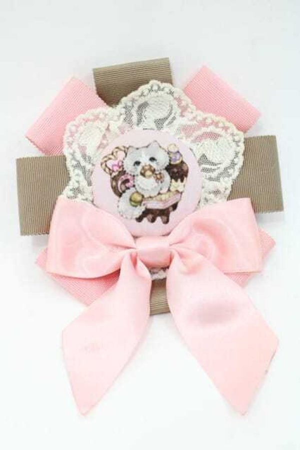 画像1: Royal Princess Alice / Catロゼット  ピンクｘブラウン I-25-09-27-060-LO-ZA-SA-ZI (1)