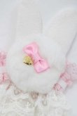 画像3: Angelic Pretty / Bunny Pomponお袖とめ  白Ｘピンク I-25-09-27-068-AP-ZA-SA-ZI (3)