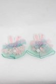 画像1: Angelic Pretty / Happiness Easterお袖とめ  ミントＸ白 I-25-09-27-069-AP-ZA-SA-ZI (1)