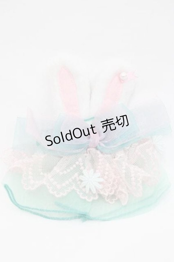 画像3: Angelic Pretty / Happiness Easterお袖とめ  ミントＸ白 I-25-09-27-069-AP-ZA-SA-ZI (3)