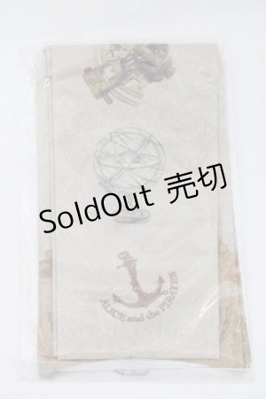 画像: ALICE and the PIRATES / Little dreaming sailor 屋根裏部屋のちいさな冒険 柄オーバーニーソックス  ブラウン I-25-09-27-087-PA-ZA-SA-ZI