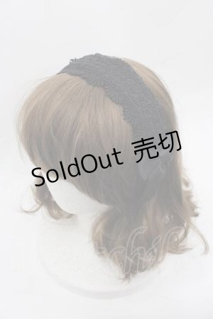 画像: m petit by misako / TT*AMレースカチューシャ  黒 I-25-09-27-002-LO-AC-SA-ZI