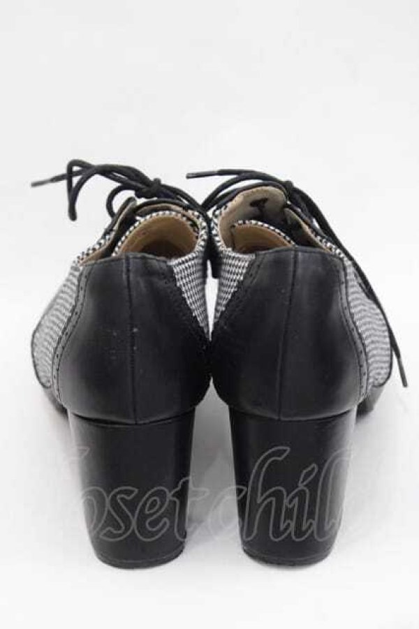 画像3: axes femme POETIQUE / 切り替えシューズ L 黒Ｘ白 I-25-09-27-098-AX-SH-SA-ZT387 (3)