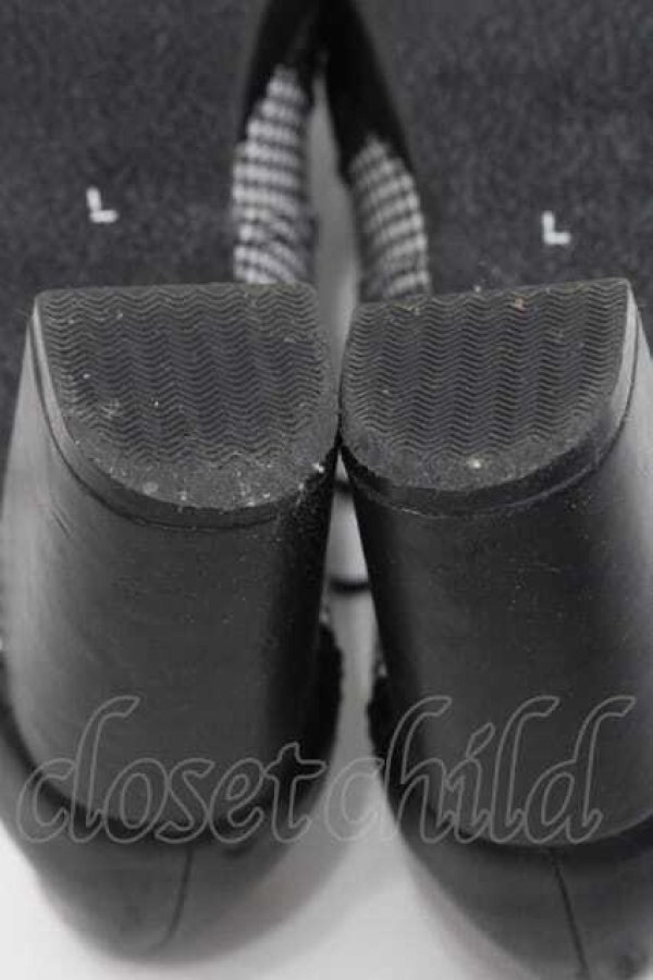 画像5: axes femme POETIQUE / 切り替えシューズ L 黒Ｘ白 I-25-09-27-098-AX-SH-SA-ZT387 (5)