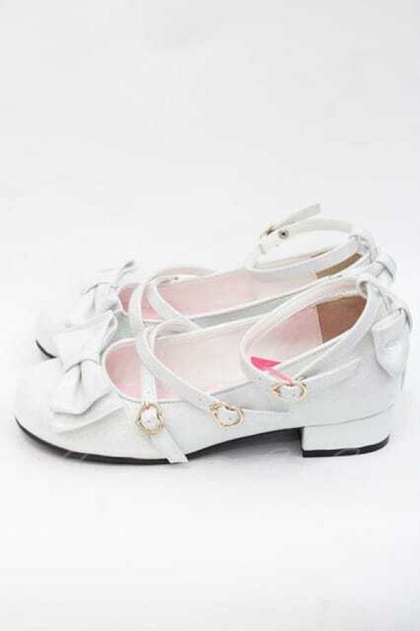 画像2: Angelic Pretty / Twinkleシューズ  白 I-25-09-27-099-AP-SH-SA-ZI (2)