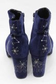 画像3: axes femme POETIQUE / 星座ブーツ M ネイビー I-25-09-27-104-AX-SH-SA-ZT386 (3)