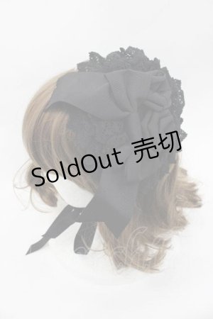 画像: BABY,THE STARS SHINE BRIGHT / ローズリボンキャノティエ  黒 I-25-09-27-013-BA-AC-SA-ZI