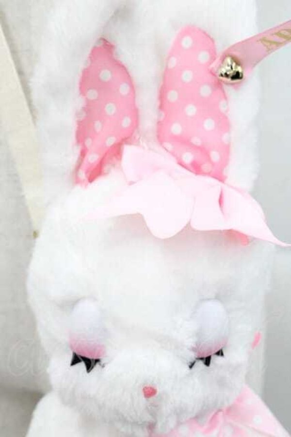 Angelic Pretty / Dreamyリリカルバニーぬいぐるみポーチ 白X