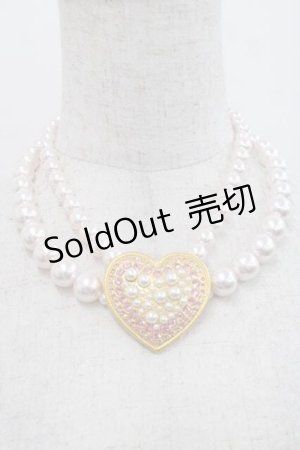 画像: JESUS DIAMANTE / アントワネットハートネックレス  ピンクＸゴールド I-25-09-27-117-JE-AC-SA-ZI