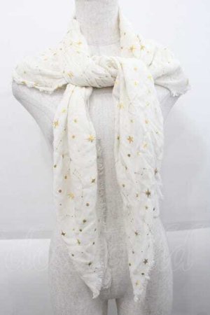 画像: axes femme / 星座柄ストール  キナリ I-25-09-27-124-AX-ZA-SA-ZI