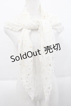 画像: axes femme / 星座柄ストール  キナリ I-25-09-27-124-AX-ZA-SA-ZI