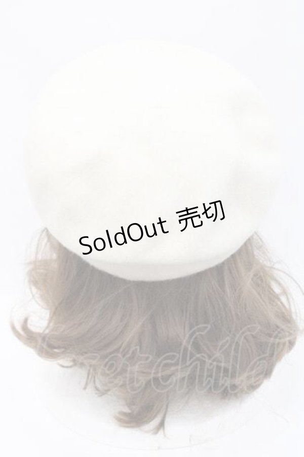 画像4: axes femme / 冬の星座刺繍ベレー 57.5cm キナリ I-25-09-27-021-AX-AC-SA-ZI (4)