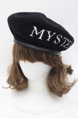 画像: EATME / 刺繍ベレー  黒Ｘ白 I-25-09-27-024-LO-AC-SA-ZI