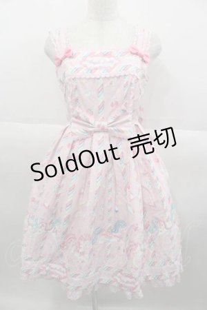 画像: Angelic Pretty / Sugary Carnivalジャンパースカート  ピンク I-25-09-30-049-AP-OP-SA-ZI