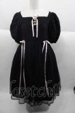 画像1: Angelic Pretty / Petit Rose Gardenカットワンピース  黒 I-25-09-30-056-AP-OP-SA-ZI (1)