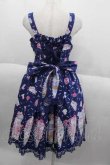 画像2: Angelic Pretty / Decoration Ice Creamジャンパースカート  ネイビー I-25-09-30-059-AP-OP-SA-ZI (2)