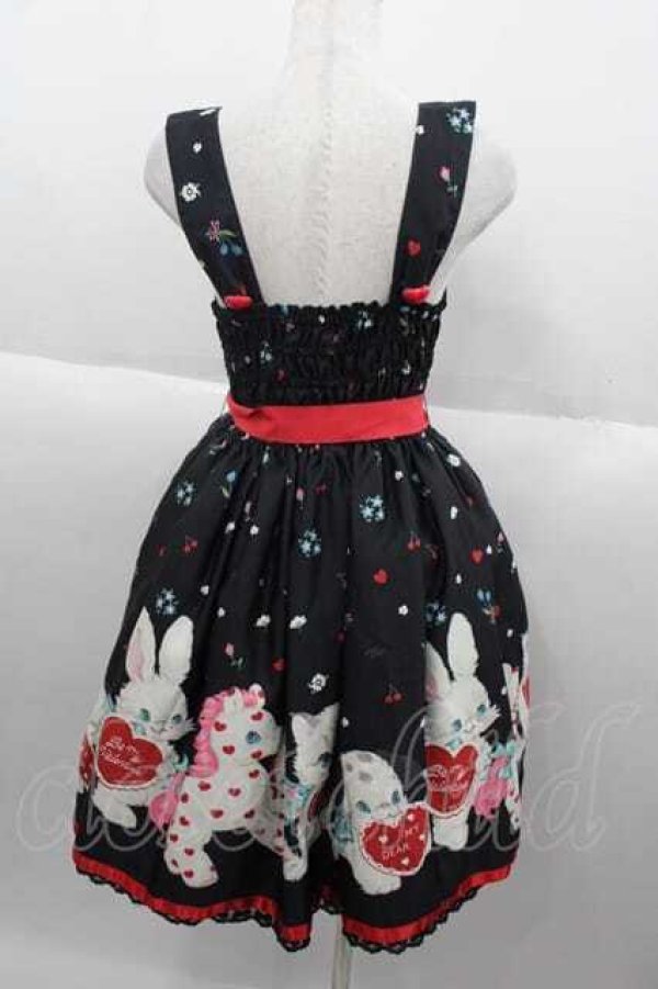 画像2: Ms LUTRA / RED Heart dolls Dress  黒 I-25-09-30-071-LO-OP-SA-ZI (2)