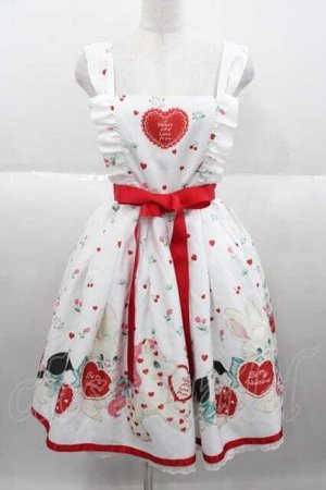 画像: Ms LUTRA / RED Heart dolls Dress  白 I-25-09-30-073-LO-OP-SA-ZI